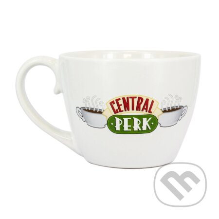 Biely keramický hrnček capuccino Friends: Central Perk (). , 2020 Biely keramický hrnček capuccino Friends: Central Perk (). , 2020