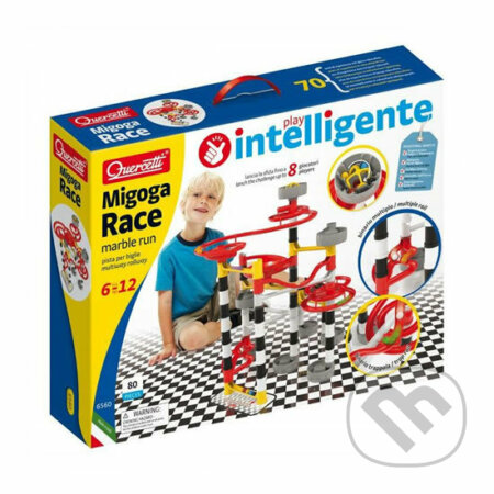 Společenská hra: Migoga Race marble run - kuličková dráha (Quercetti). Quercetti, 2020 Společenská hra: Migoga Race marble run - kuličková dráha (Quercetti). Quercetti, 2020