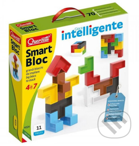 Spoločenská hra: Smart Bloc - stavebnice z velkých bloků (Quercetti). Quercetti, 2020 Spoločenská hra: Smart Bloc - stavebnice z velkých bloků (Quercetti). Quercetti, 2020