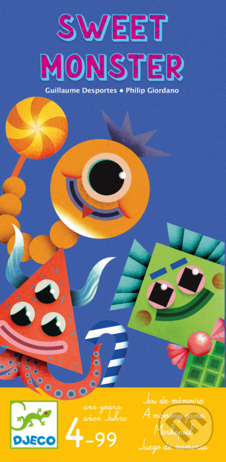 Spoločenská hra: Sweet monster - Maškrtné príšerky (Djeco). Djeco, 2020 Spoločenská hra: Sweet monster - Maškrtné príšerky (Djeco). Djeco, 2020