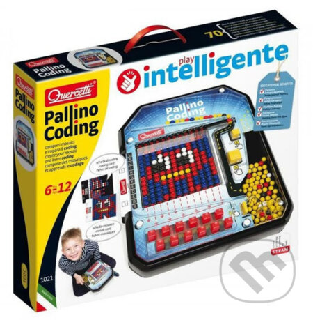 Společenská hra: Pallino Coding - programovací mozaika (Quercetti). Quercetti, 2020 Společenská hra: Pallino Coding - programovací mozaika (Quercetti). Quercetti, 2020