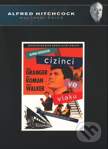 Film: Cudzinci vo vlaku (dvojdisková edícia) (Alfred Hitchcock) (DVD). Magicbox, 1951 Film: Cudzinci vo vlaku (dvojdisková edícia) (Alfred Hitchcock) (DVD). Magicbox, 1951
