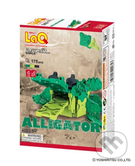 LaQ stavebnica Animal World Alligator, LaQ, 2020