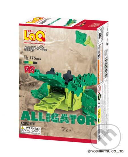 Spoločenská hra: LaQ stavebnica Animal World Alligator (LaQ). LaQ, 2020 Spoločenská hra: LaQ stavebnica Animal World Alligator (LaQ). LaQ, 2020