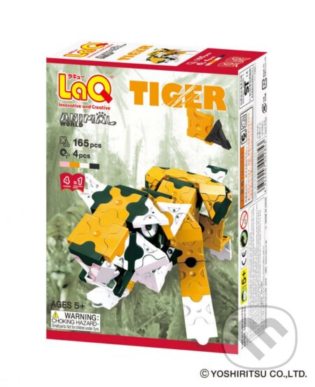 Společenská hra: LaQ stavebnica Animal World Tiger (LaQ). LaQ, 2020 Společenská hra: LaQ stavebnica Animal World Tiger (LaQ). LaQ, 2020