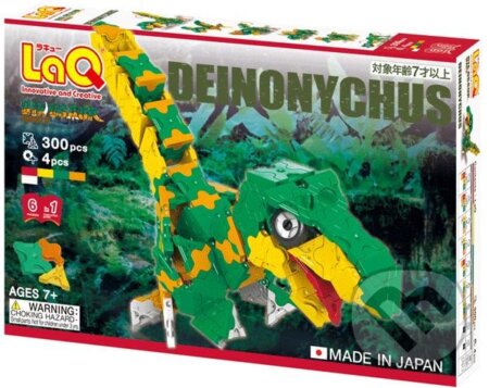 Spoločenská hra: LaQ stavebnica Dinosaur World DEINONYCHUS (LaQ). LaQ, 2020 Spoločenská hra: LaQ stavebnica Dinosaur World DEINONYCHUS (LaQ). LaQ, 2020