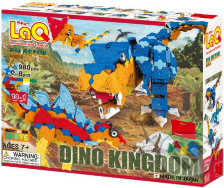 Spoločenská hra: LaQ stavebnica Dinosaur World DINO KINGDOM (LaQ). LaQ, 2020 Spoločenská hra: LaQ stavebnica Dinosaur World DINO KINGDOM (LaQ). LaQ, 2020
