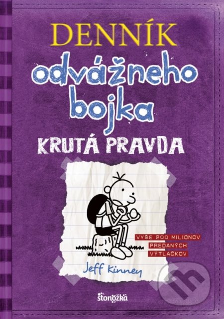 Kniha: Denník odvážneho bojka 5: Krutá pravda (Jeff Kinney). Stonožka, 2020 Kniha: Denník odvážneho bojka 5: Krutá pravda (Jeff Kinney). Stonožka, 2020