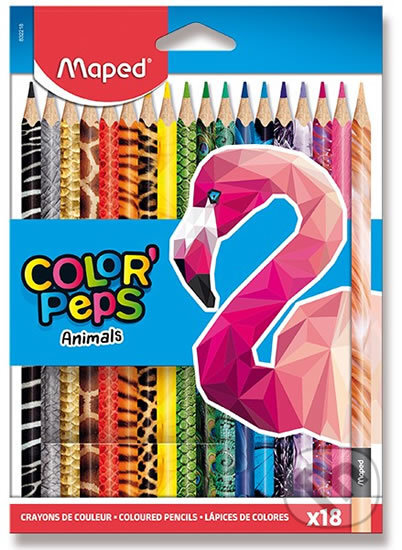 Maped - Pastelky Color´Peps Animals 18 ks (Maped). Maped, 2020 Maped - Pastelky Color´Peps Animals 18 ks (Maped). Maped, 2020