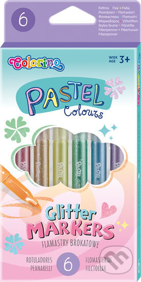 Pastel - popisovače se třpytkami 6 barev (Colorino). Colorino, 2020 Pastel - popisovače se třpytkami 6 barev (Colorino). Colorino, 2020