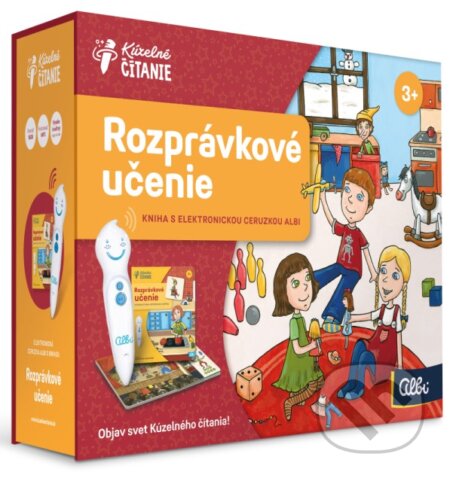 Spoločenská hra: Kúzelné čítanie Albi ceruzka + kniha Rozprávkové učenie (Zuzana Pospíšilová). Albi, 2020 Spoločenská hra: Kúzelné čítanie Albi ceruzka + kniha Rozprávkové učenie (Zuzana Pospíšilová). Albi, 2020