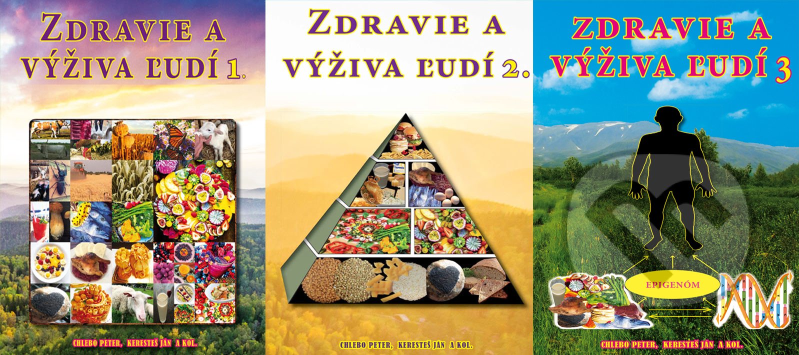 Kniha: Zdravie a výživa ľudí (3 dielny set) (Ján Keresteš a Peter Chlebo). CAD PRESS, 2020 Kniha: Zdravie a výživa ľudí (3 dielny set) (Ján Keresteš a Peter Chlebo). CAD PRESS, 2020