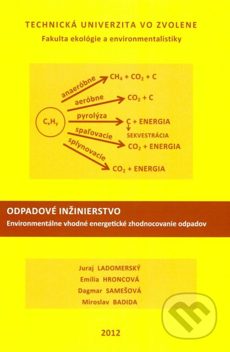 Odpadové inžinierstvo environmentálne vhodné energetické zhodnocovanie odpadov - Juraj Ladomerský, Technická univerzita vo Zvolene, 2012