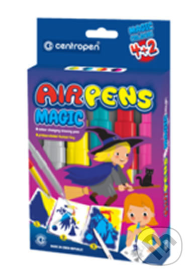Centropen Foukací fixy AIR PENS magic 6 ks (Centropen). Centropen, 2020 Centropen Foukací fixy AIR PENS magic 6 ks (Centropen). Centropen, 2020