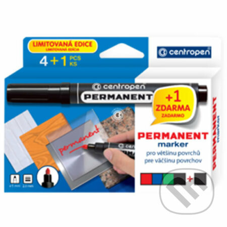 Centropen popisovač 8566 permanent (5 ks) (Centropen). Centropen, 2020 Centropen popisovač 8566 permanent (5 ks) (Centropen). Centropen, 2020