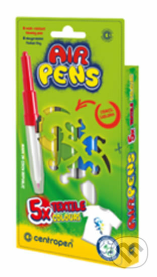 Centropen Foukací fixy AIR PENS na textil 5 ks (Centropen). Centropen, 2020 Centropen Foukací fixy AIR PENS na textil 5 ks (Centropen). Centropen, 2020