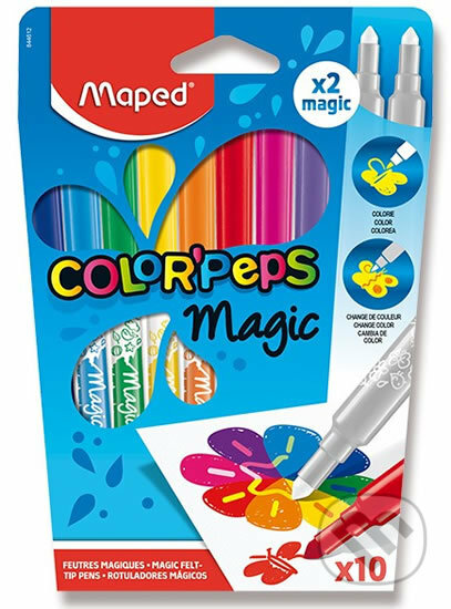 Maped - Fixy Color´Peps Magic 8 + 2 ks (Maped). Maped, 2020 Maped - Fixy Color´Peps Magic 8 + 2 ks (Maped). Maped, 2020