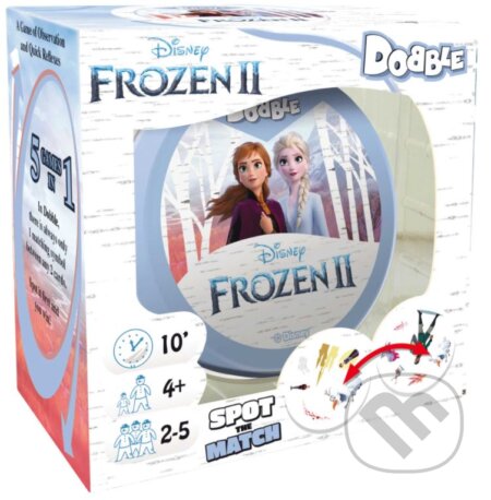 Spoločenská hra: Dobble Frozen 2 (Asmodée Édition LLC). Asmodée Édition LLC, 2020 Spoločenská hra: Dobble Frozen 2 (Asmodée Édition LLC). Asmodée Édition LLC, 2020