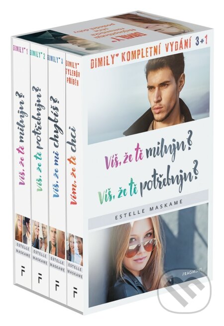 Kniha: Víš, že… DIMILY 1.-4. díl (BOX) (Estelle Maskame). Nakladatelství Fragment, 2020 Kniha: Víš, že… DIMILY 1.-4. díl (BOX) (Estelle Maskame). Nakladatelství Fragment, 2020