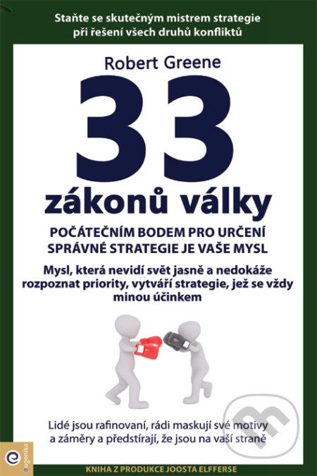 Kniha: 33 zákonů války (Robert Greene). Eugenika, 2020 Kniha: 33 zákonů války (Robert Greene). Eugenika, 2020