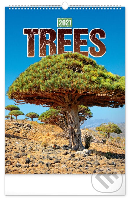 Nástěnný kalendář Trees 2021, Presco Group, 2020