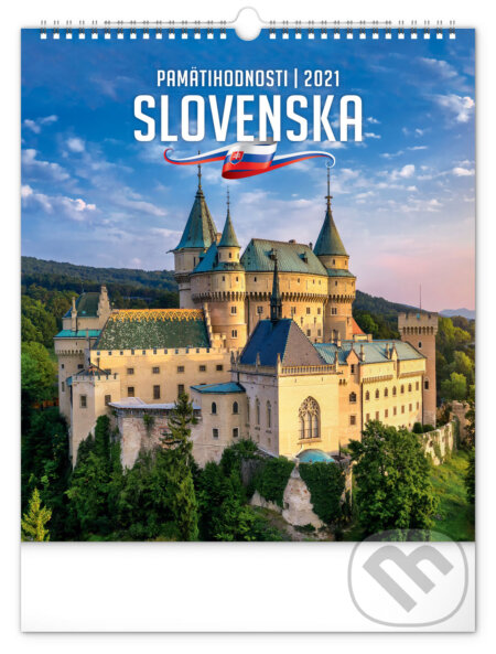 Nástenný kalendár Pamätihodnosti Slovenska 2021, Presco Group, 2020