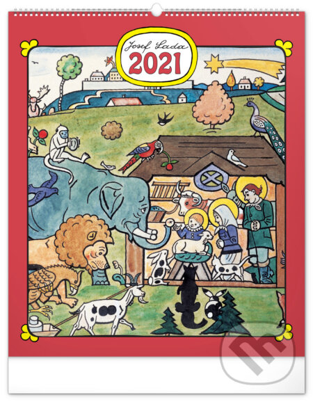Nástěnný kalendář Josef Lada 2021 - Josef Lada, Presco Group, 2020