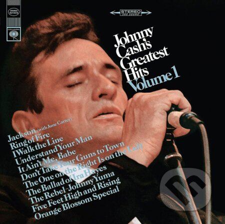 Hudobné CD: Johnny Cash: Greatest Hits, Vol. 1 LP (Hudobné albumy). Hudobné albumy, 2020 Hudobné CD: Johnny Cash: Greatest Hits, Vol. 1 LP (Hudobné albumy). Hudobné albumy, 2020