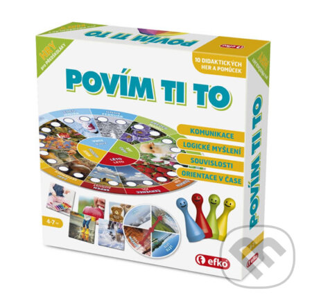 Spoločenská hra: POVÍM TI TO - edukativní soubor her (EFKO karton s.r.o.). EFKO karton s.r.o., 2020 Spoločenská hra: POVÍM TI TO - edukativní soubor her (EFKO karton s.r.o.). EFKO karton s.r.o., 2020