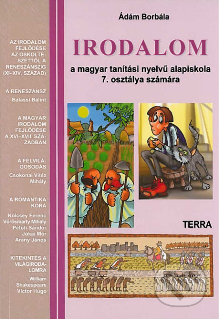 Kniha: Irodalom 7 (Ádám Borbála). Terra, 2019 Kniha: Irodalom 7 (Ádám Borbála). Terra, 2019