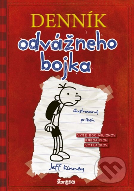 Kniha: Denník odvážneho bojka 1 (Jeff Kinney). Stonožka, 2020 Kniha: Denník odvážneho bojka 1 (Jeff Kinney). Stonožka, 2020