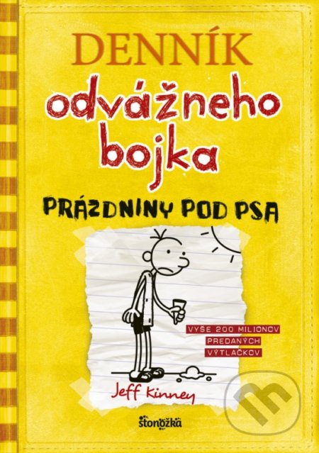 Kniha: Denník odvážneho bojka 4 (Jeff Kinney). Stonožka, 2020 Kniha: Denník odvážneho bojka 4 (Jeff Kinney). Stonožka, 2020