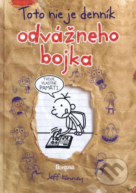 Kniha: Toto nie je denník odvážneho bojka (Jeff Kinney). Ikar, 2020 Kniha: Toto nie je denník odvážneho bojka (Jeff Kinney). Ikar, 2020
