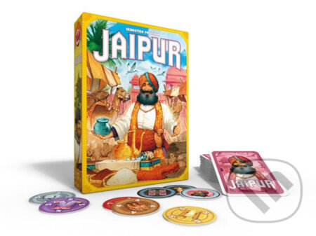 Spoločenská hra: Jaipur - taktická obchodní hra pro 2 hráče (ADC BF). ADC BF, 2020 Spoločenská hra: Jaipur - taktická obchodní hra pro 2 hráče (ADC BF). ADC BF, 2020