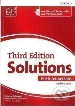 Kniha: Maturita Solutions - Pre-Intermediate - Teacher's book (Oxford University Press). Oxford University Press, 2020 Kniha: Maturita Solutions - Pre-Intermediate - Teacher's book (Oxford University Press). Oxford University Press, 2020