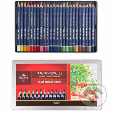 Koh-i-noor souprava trojhraných JUMBO pastelek 24 ks (KOH-I-NOOR HARDTMUTH). KOH-I-NOOR HARDTMUTH, 2019 Koh-i-noor souprava trojhraných JUMBO pastelek 24 ks (KOH-I-NOOR HARDTMUTH). KOH-I-NOOR HARDTMUTH, 2019
