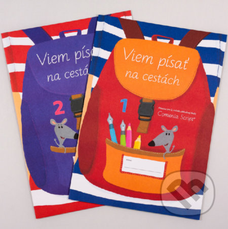 Kniha: Viem písať na cestách 1 + 2. Comenia Script (Radana Lencová). Indícia, s.r.o., 2018 Kniha: Viem písať na cestách 1 + 2. Comenia Script (Radana Lencová). Indícia, s.r.o., 2018