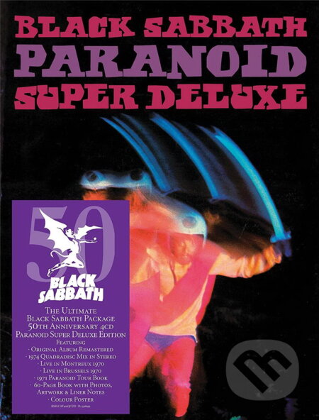 Hudobné CD: Black Sabbath: Paranoid (50th Anniversary Edition) (Hudobné albumy). Hudobné albumy, 2020 Hudobné CD: Black Sabbath: Paranoid (50th Anniversary Edition) (Hudobné albumy). Hudobné albumy, 2020