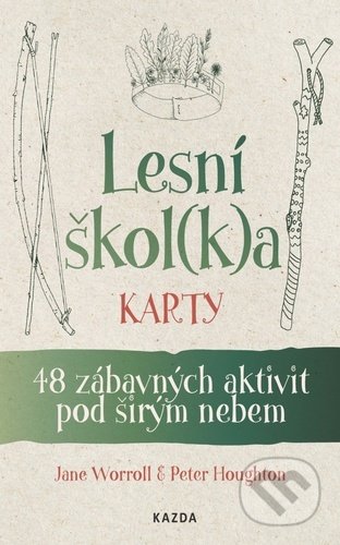 Kniha: Lesní škol(k)a karty (Jane Worroll, Peter Houghton a Vojtěch Ettler). Nakladatelství KAZDA, 2020 Kniha: Lesní škol(k)a karty (Jane Worroll, Peter Houghton a Vojtěch Ettler). Nakladatelství KAZDA, 2020