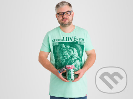 Tričko ČeskosLOVEnsko: Lime (Pánske) (Kompot). Kompot, 2020 Tričko ČeskosLOVEnsko: Lime (Pánske) (Kompot). Kompot, 2020