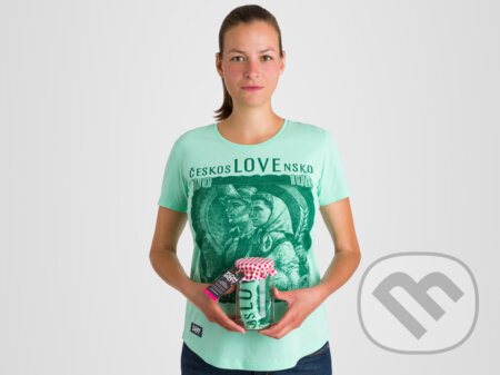Tričko ČeskosLOVEnsko: Lime (Dámske) (Kompot). Kompot, 2020 Tričko ČeskosLOVEnsko: Lime (Dámske) (Kompot). Kompot, 2020