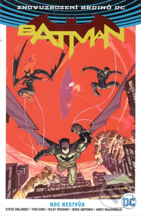 Kniha: Batman: Noc nestvůr (James Tynion IV., Steve Orlando, Tim Seeley a Tom King). Seqoy-Crew, 2018 Kniha: Batman: Noc nestvůr (James Tynion IV., Steve Orlando, Tim Seeley a Tom King). Seqoy-Crew, 2018