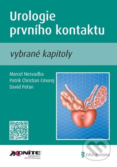 Kniha: Urologie prvního kontaktu (David Peřan, Marcel Nesvadba a Patrik Christian Cmorej). Axonite, 2021 Kniha: Urologie prvního kontaktu (David Peřan, Marcel Nesvadba a Patrik Christian Cmorej). Axonite, 2021