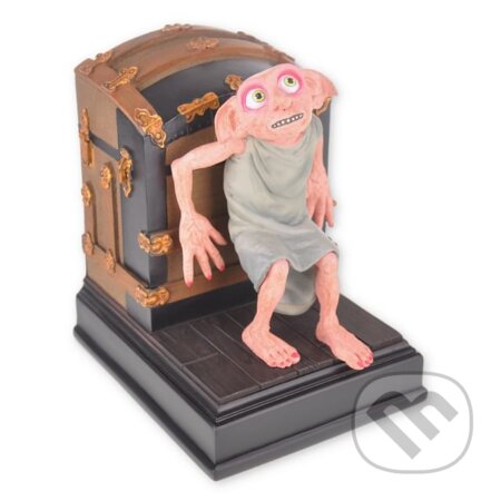 Zarážka na knihy Harry Potter - Dobby s kufrom (Noble Collection). Noble Collection, 2020 Zarážka na knihy Harry Potter - Dobby s kufrom (Noble Collection). Noble Collection, 2020
