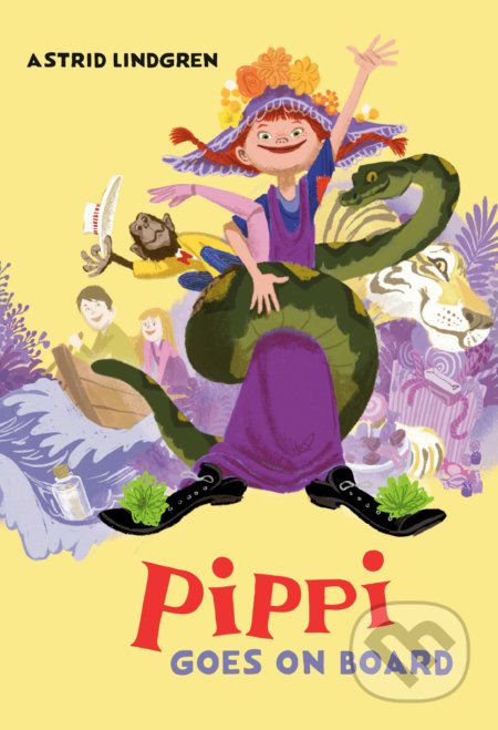 Kniha: Pippi Goes On Board (Astrid Lindgren). Puffin Books, 2020 Kniha: Pippi Goes On Board (Astrid Lindgren). Puffin Books, 2020