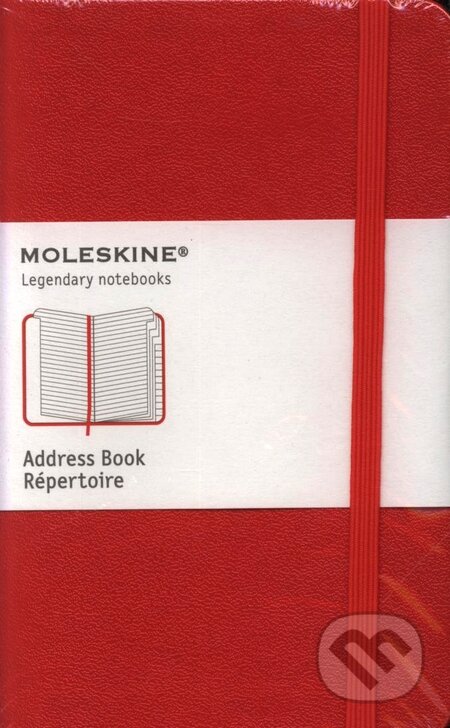 Moleskine - malý adresár (červený), Moleskine
