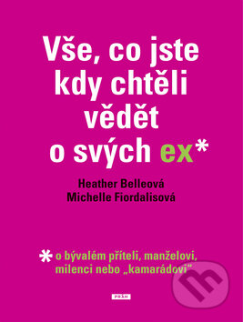 Kniha: Vše, co jste kdy chtěli vědět o svých ex* (Heather Belleová a kolektiv). Práh, 2010 Kniha: Vše, co jste kdy chtěli vědět o svých ex* (Heather Belleová a kolektiv). Práh, 2010