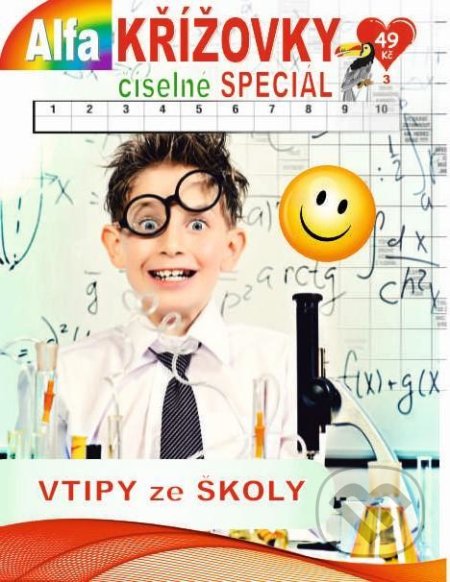 Křížovky číselné speciál 3/2020  - Vtipy ze školy, Alfasoft, 2020