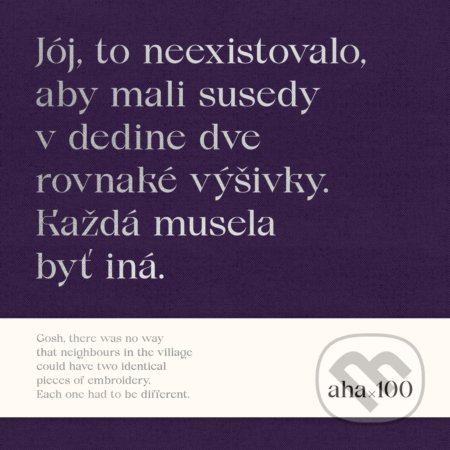 Kniha: AHA100 (Limitovaná edícia v boxe) (Tomáš Kompaník). ahaslovakia, 2020 Kniha: AHA100 (Limitovaná edícia v boxe) (Tomáš Kompaník). ahaslovakia, 2020