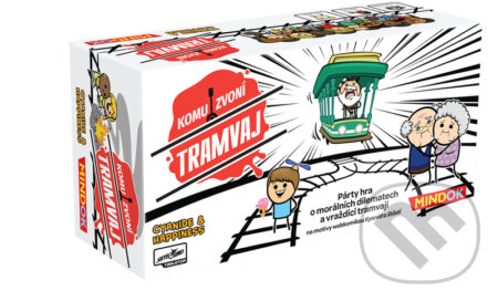 Společenská hra: Komu zvoní tramvaj (Scott Houser). Mindok, 2020 Společenská hra: Komu zvoní tramvaj (Scott Houser). Mindok, 2020